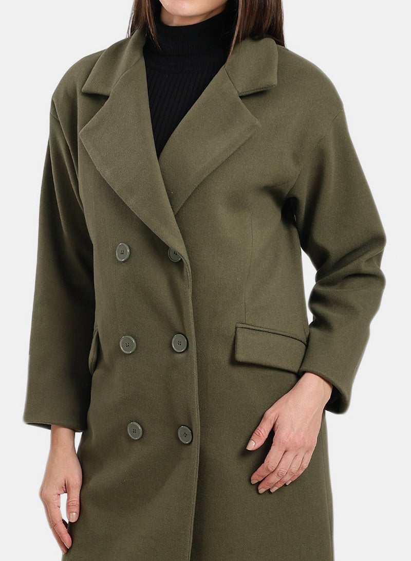 Clue Midi Coat With Notch Collar - Image 5